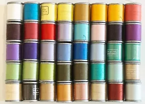 Lot of 40 Molnlycke Machine Embroidery Thread Mixed Colors 120yd Spools New/Used - Picture 1 of 3
