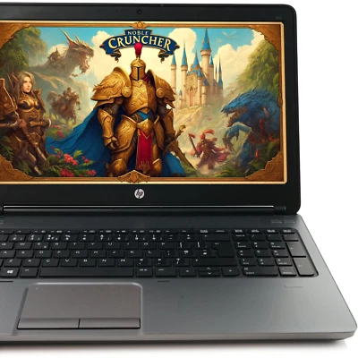 HP Laptop AMD Quad 8GB RAM 128GB SSD Windows 10 WiFi 15in Fast Business Office - Image 1 of 4