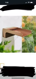 304 Stainless Steel Water Fountain Spout Scupper Waterfall Spillway Brown Pools - Picture 1 of 2