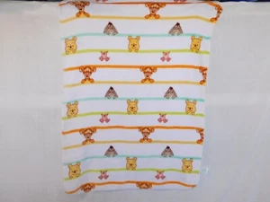 Disney Baby Winnie the Pooh Friends White Plush Fleece Sherpa Blanket 28" x 38" - Picture 1 of 10