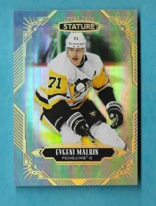 EVGENI MALKIN 2020-21 UD STATURE BASE HOLO FOIL #15 - VERY SHARP LOOKING CARD - Picture 1 of 2