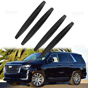 Carbon Fiber Grain Anti-Collision Strip Bumper Protector For Cadillac Escalade - Imagen 1 de 13