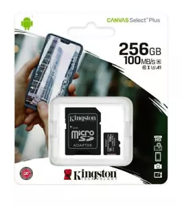 Micro SD Card Memory SDHC SDXC Kingston TF Class 10 32GB 64GB 128GB 256GB 512GB - Picture 1 of 120