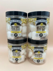 Poo-Pourri Before-You-Go Potty Pods, 20 unidades cada una - Cítricos originales (paquete de 4) - Imagen 1 de 6