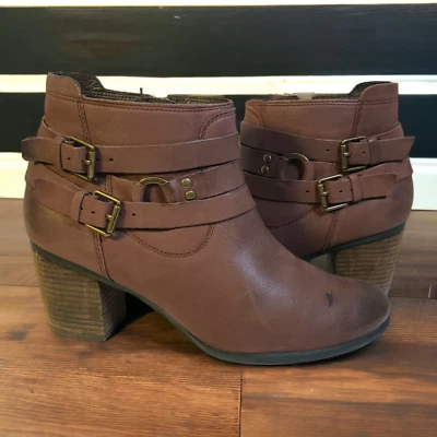 Josef Siebel Britney коричневый кожаный ботинок размер США 10,5-11 ЕС 41 - Изображение 1 из 4