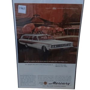 Anuncio publicitario vintage de Mercury Station Wagon 1965 - Imagen 1 de 5