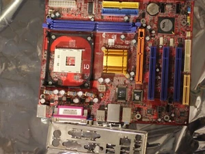 BIOSTAR P4M80-M4 Motherboard Socket 478 AGP PCI SATA IDE VGA audio - Picture 1 of 15