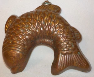 Kupferform Wagner Fisch Pudding Backform Model Fischform - Bild 1 von 6