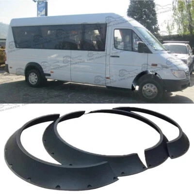 Arcos de roda extra largos duráveis alargadores de para-lama de carro 4,5" para Mercedes Benz Sprinter - Imagem 1 de 4