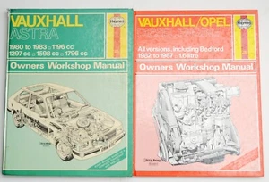 2 x HAYNES MANUALS JOB LOT – VAUXHALL ASTRA (635 & 1222) - Picture 1 of 8