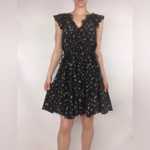 The Kooples Ladybird Silk Mini Lace Dress - Picture 1 of 11