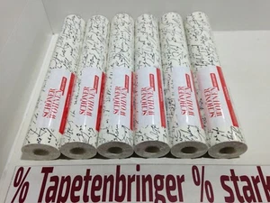 Vliestapete AS Schöner Wohnen 6x 9448-25 (6Rollen) Schriftmuster Schwarz Weiß - Bild 1 von 14