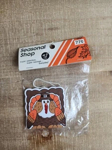 Seasonal Shop Turkey Hanging Ornament Vintage wooden Fall Decor - Picture 1 of 8