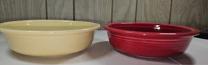 Fiesta Cereal Bowls Medium 19 Ounce 6 7/8" Salad Homer Laughlin LOT OF 2 - Picture 1 of 8