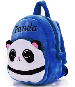 Kids School Bag Soft Plush Backpacks Cartoon Boys Girls Baby (2-5 Years) - Picture 1 of 6