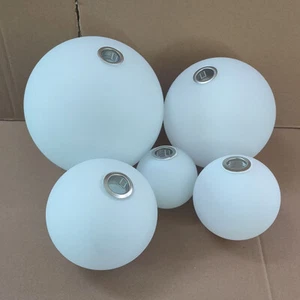 White Globe G9 Glass Shade Replacement with Thread for G9 Lamp Screw Cover - Picture 1 of 21