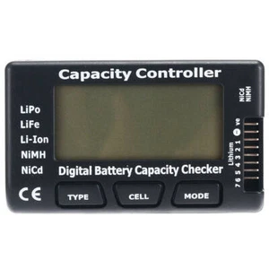 Battery Capacity Checker Voltage Tester Meter For LiPo LiFe Li-ion NiMH Nicd BU - Picture 1 of 7