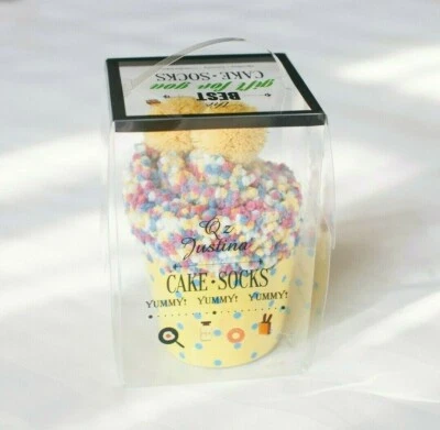 Mujeres Calcetines Suaves CUPCAKE Esponjosos Acogedores Piso Cama Calcetines Informales Invierno Regalo de Cumpleaños Foto 1 de 4