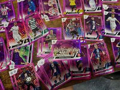 2022-23 Topps UEFA Club Competitions PINK SPARKLE FOIL Pick Your Player - Image 1 of 4