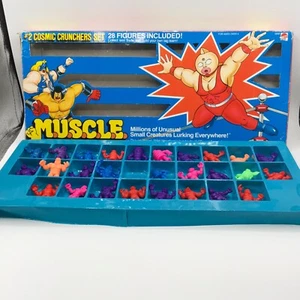 Figuren M.U.S.C.L.E. Men #2 Cosmic Crunchers Set Mattel 1985 Box Vintage **LESEN - Bild 1 von 19