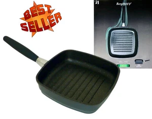 Grillpfanne Steakpfanne Bratpfanne Griff abnehmbar Induktion Elektrisch Ceran 24 - Bild 1 von 6