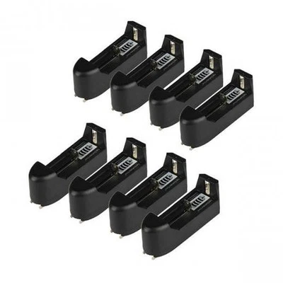 8pcs Single Battery Charger For 18650 16340 14500 AA AAA CR123A Batteries Cell - Image 1 of 4