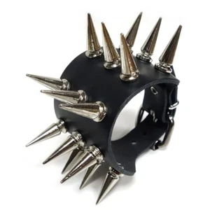 Nietenarmband ZINK Killernieten 25mm 3R Nieten Armband Leder Gothic Punk Choker - Bild 1 von 3