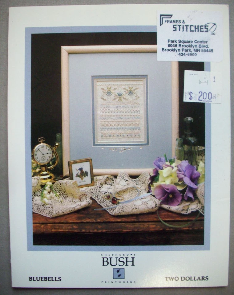 Bluebells sampler  Shepherd's Bush cross stitch pattern - Image 1 of 1