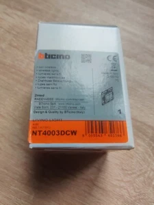 Bticino NT4003DCW Livinglight Comando Doppio Luci Wireless Tech - Foto 1 di 1