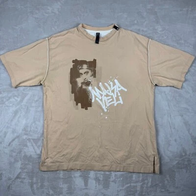 Camisa Tupac Makaveli Para Hombre 2XL Tostada Vintage Camiseta Gráfica Algodón Pesado Foto 1 de 4
