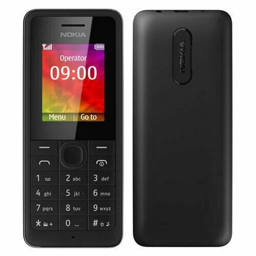 Nokia 106- Black-Mobile phone-Sim Free- cheap- Warranty