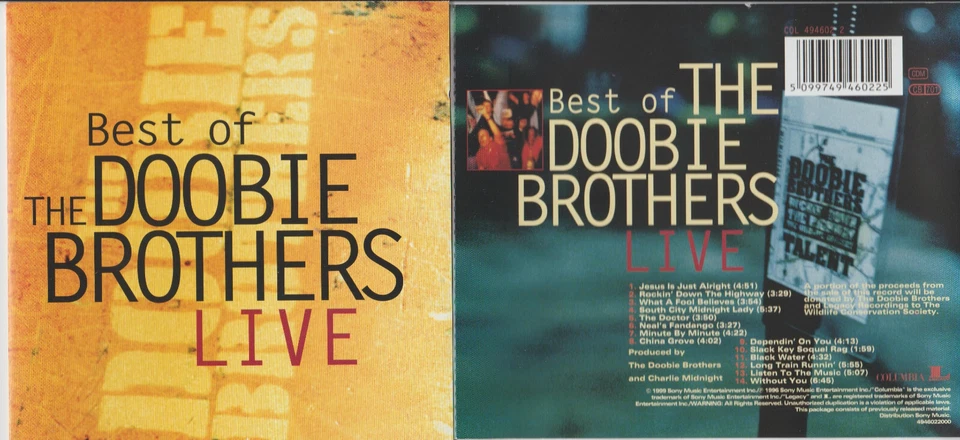Doobie Brothers - Best Of The Doobie Brothers Live (Original-CD, 1999) - Bild 1 von 1
