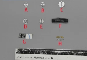 DID D80176 1/6th Medals Model for 12'' WWⅡ German Panzer Commander - Picture 1 of 1