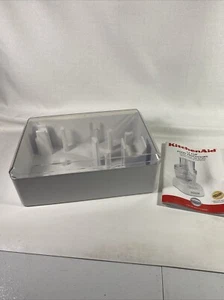 KitchenAid KFP750 Food Processor Attachment Parts Storage Case & Cover ONLY - Picture 1 of 10