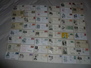 50 STAMP COVER LOT 1950S NATO TEACHERS OF AMERICA NOAH WEBSTER GEOPHYSICAL YEAR  - Picture 1 of 10