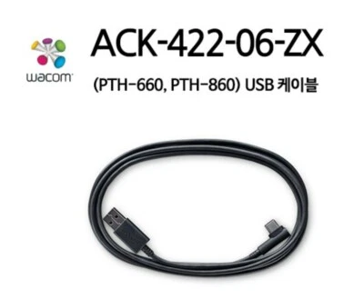 Wacom ACK-422-06-ZX USB Cable for INTUOS PRO PTH-660 PTH-860 - Image 1 of 2