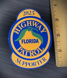 "Calcomanía adhesiva de 4"" de la policía estatal de la Patrulla de Carreteras de Florida 2025" - Imagen 1 de 1