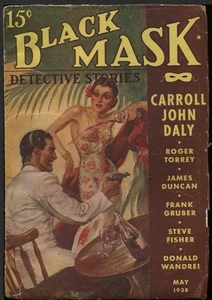 Schwarze Maske Mai 1938. Carroll John Daly, Frank Gruber, Donald Wandrei. Fruchtfleisch - Bild 1 von 1