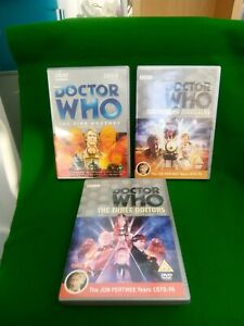 Doctor Who Collection - 3 Region 2 DVD. All 3 Are Special Edition Sets.