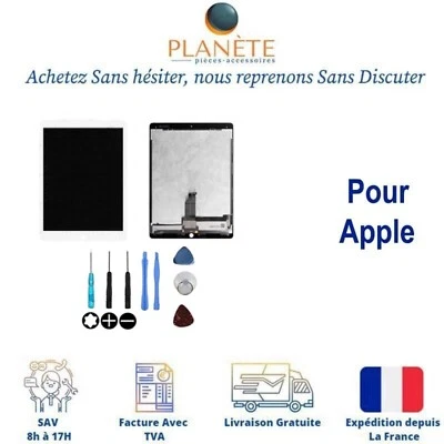 Ecran Complet Vitre Tactile + LCD Blanc Pour Apple IPad Pro 12.9 A1584 A1652