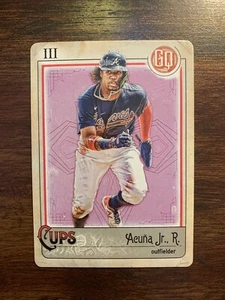 Ronald Acuna JR. 2021 Topps GQ Tarot of the diamond TOD-10 - Picture 1 of 2