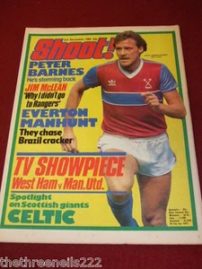SHOOT - CELTIC - PETER BARNES - DEC 3 1983 - Picture 1 of 1