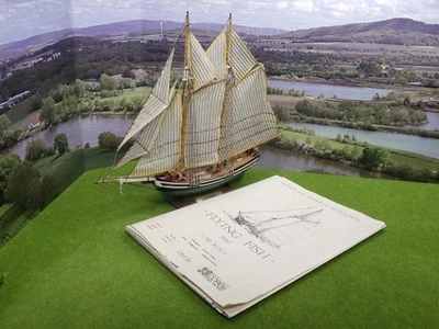 Flying Fish 1860 1:50 Goletta Mercato USA (VG) D2034 - Immagine 1 di 4