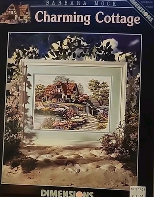 Dimensions Charming Cottage Cross Stitch Chart Pattern - Image 1 of 3