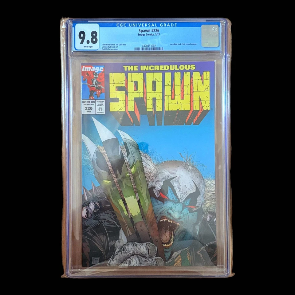Spawn #226 Homage cover 1st print - Image 1 of 1