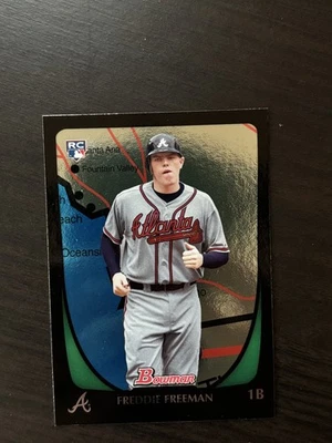Freddie Freeman 2011 Bowman International Interstate SP #205 Atlanta Braves Jugador Más Valioso Foto 1 de 2