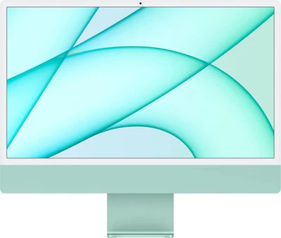 Apple iMac 24" Retina Display All-In-One: M1 Chip, 16GB RAM, 512GB SSD - Green - Image 1 of 4