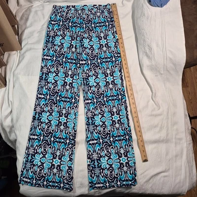 Pantalones de tela Jude Connally Jude pierna ancha geométricos florales XS Foto 1 de 4