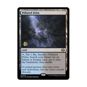 WOTC MtG Prerelease Promos Polluted Delta (R) (Foil) NM - Picture 1 of 1