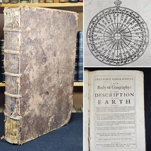 1695 FOLIO Herman Moll Thesaurus Geographicus. A New Body of Geography LACK MAPS - Picture 1 of 24